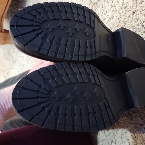 Frye Melissa Lug Black Boots 8 NWOT - Picture 8 of 8